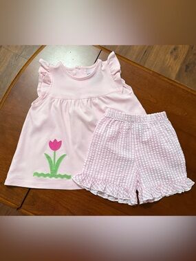 Bailey Boys Matching Short Set - Size 3T